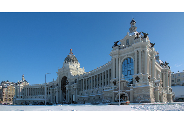 Agriculturers palace on Palace square in Kazan